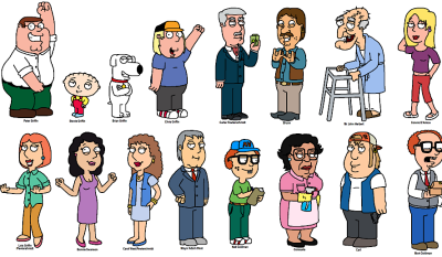 Hollywood Insider Family Guy Characters Top 10 Comedy Central - Family Guy Merch