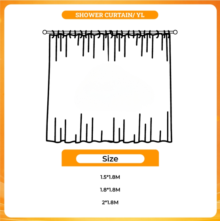 3D shower curtain - Family Guy Merchandise